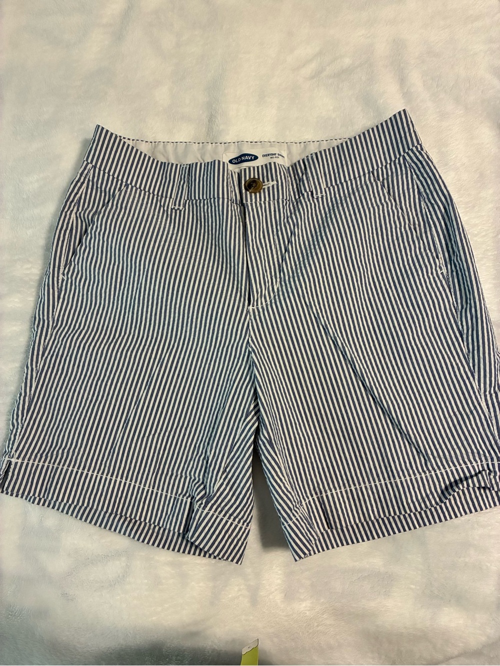 Old Navy Navy and White Striped Women’s Shorts
